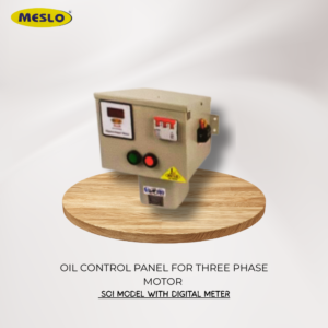 Oil Control Panel For Three Phase Motor & Submersible Pump With Automatic Motor Starter Control Switch & T.P. Mcb