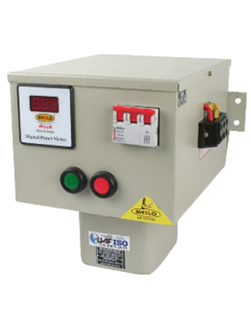 Oil Control Panel For Three Phase Motor & Submersible Pump With Automatic Motor Starter Control Switch & T.P. Mcb