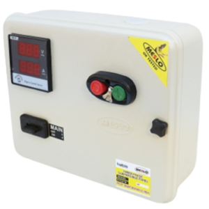 Control Panel For Three Phase Motor & Submersible Pump with Automatic Control Switch